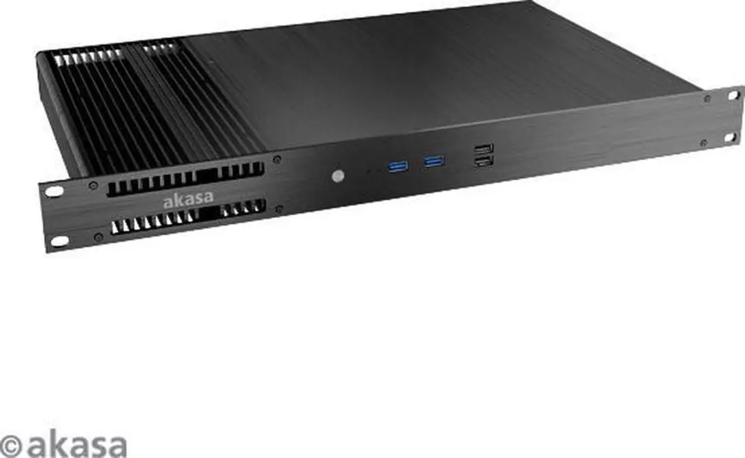 Akasa 1U Galileo TX Mini ITX Behuizing - Fanless - 4x 2.5 SSD