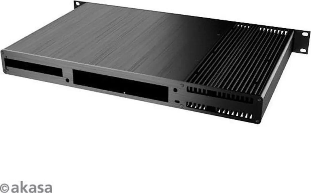 Akasa 1U Galileo TX Mini ITX Behuizing - Fanless - 4x 2.5 SSD