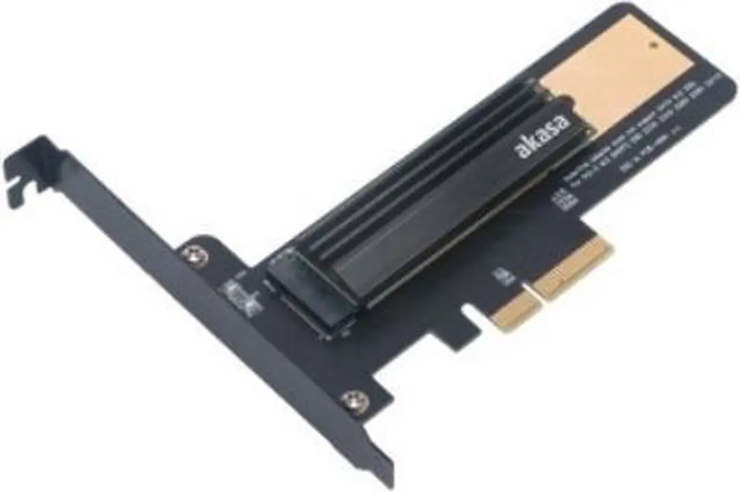 Akasa AK-PCCM2P-02 M.2 SSD Adapter - PCIe - Zwart