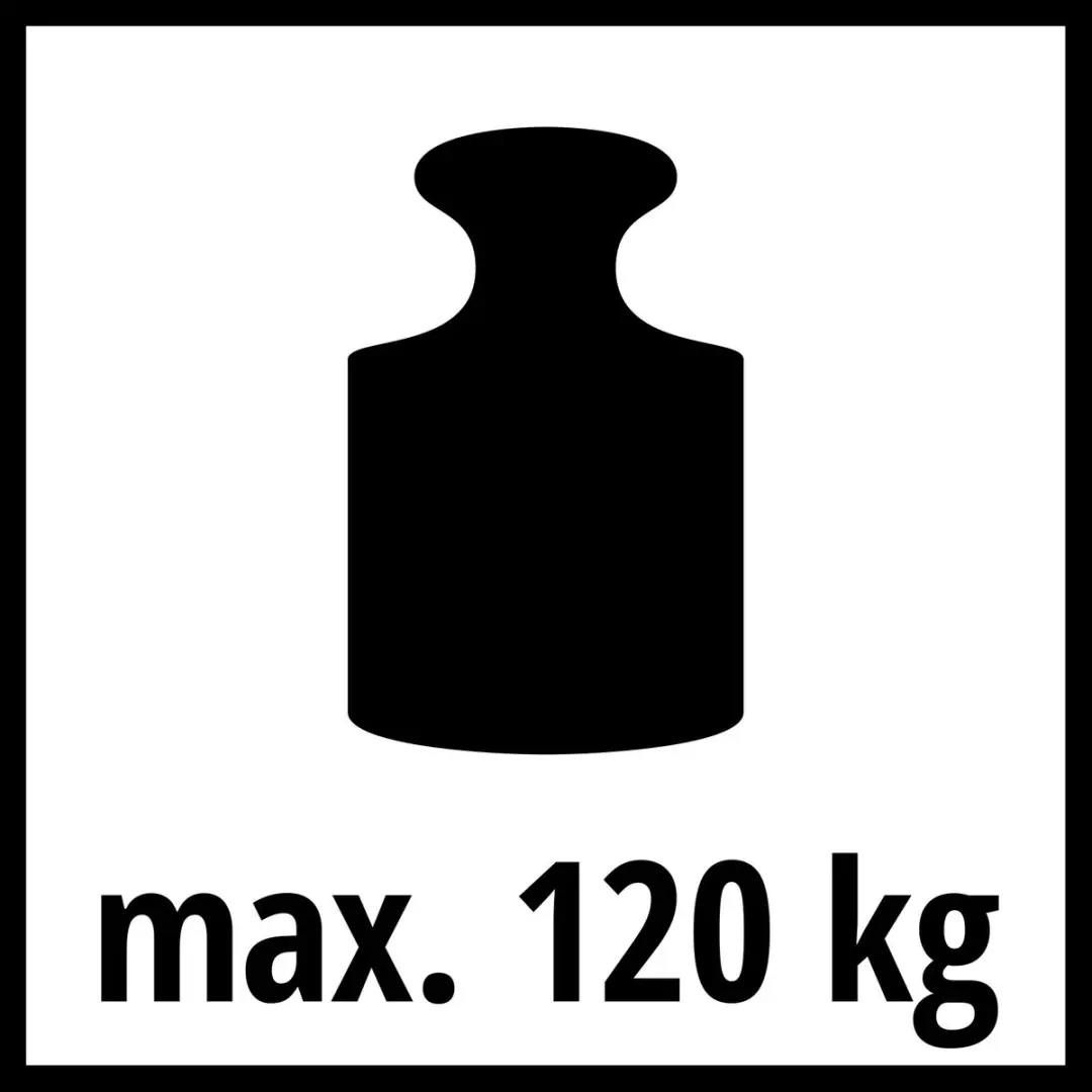 Einhell E-Case L SEALED Systeemkoffer 120kg - IP65 - Rood/Zwart - afbeelding 6 van 6
