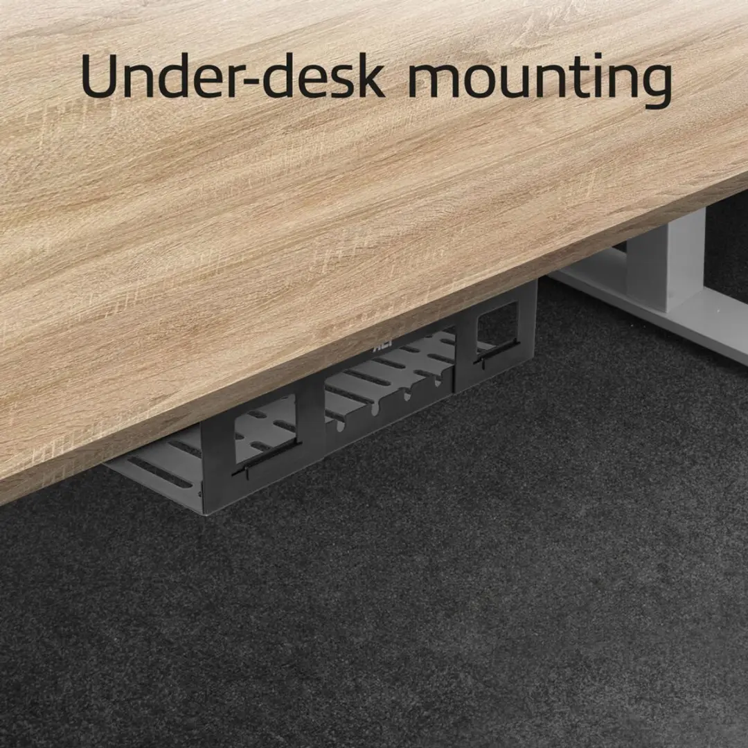 ACT Kabelgoot AC8380 40cm - Onder bureau - Zwart