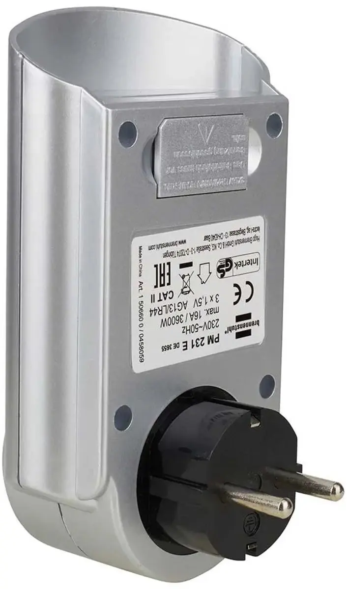Brennenstuhl Primera-Line PM 231 E Energiemeter - 3600W - Zwart