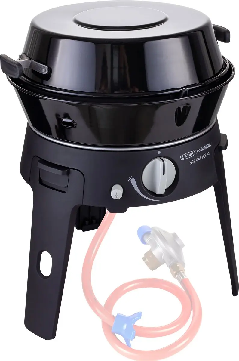 CADAC Safari Chef 30 LP Deluxe BBQ 1800W - MPN 6545C-10 - Zwart