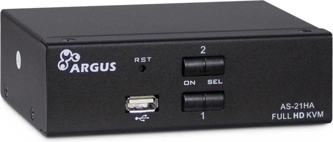 Intertech AS-21HA HDMI KVM-switch 2x USB2.0