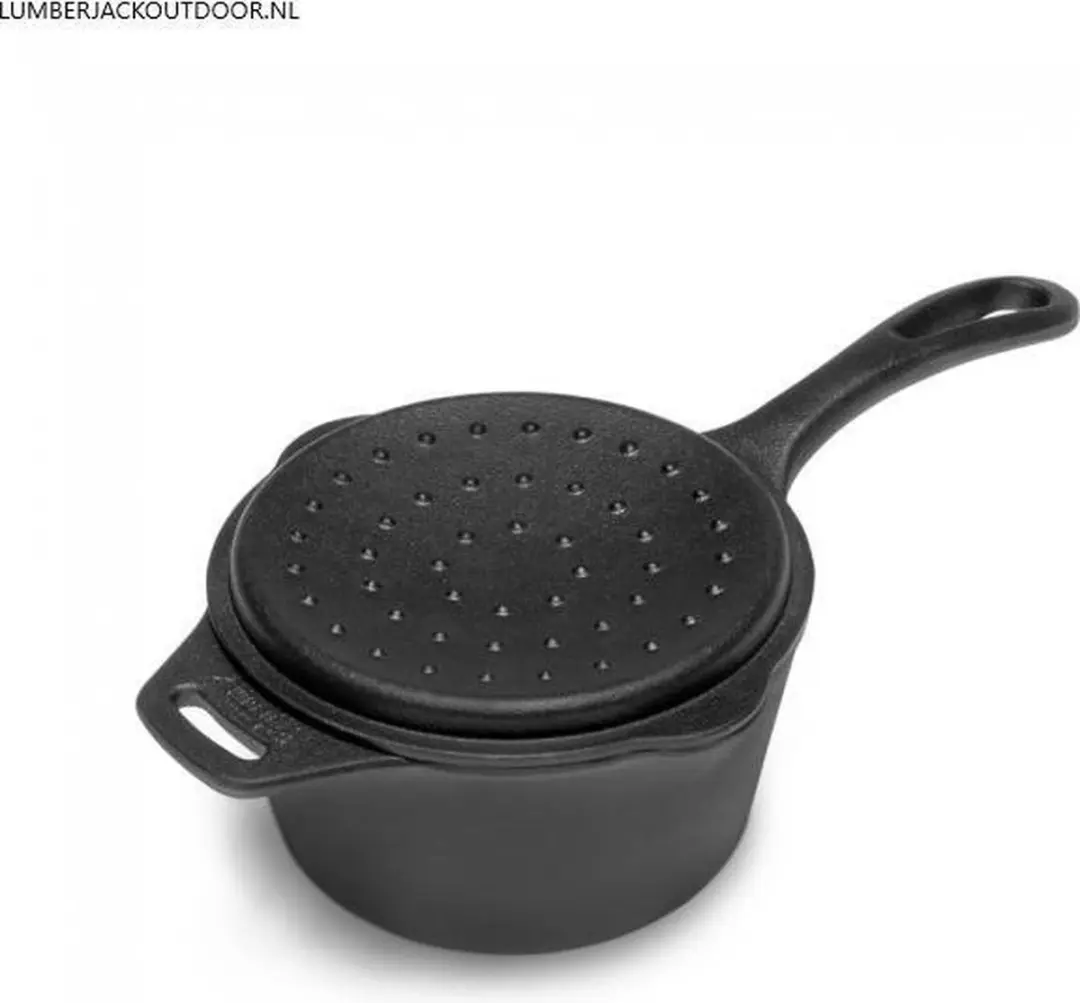 Petromax KR2 Gietijzeren Steelpan 2L - Zwart