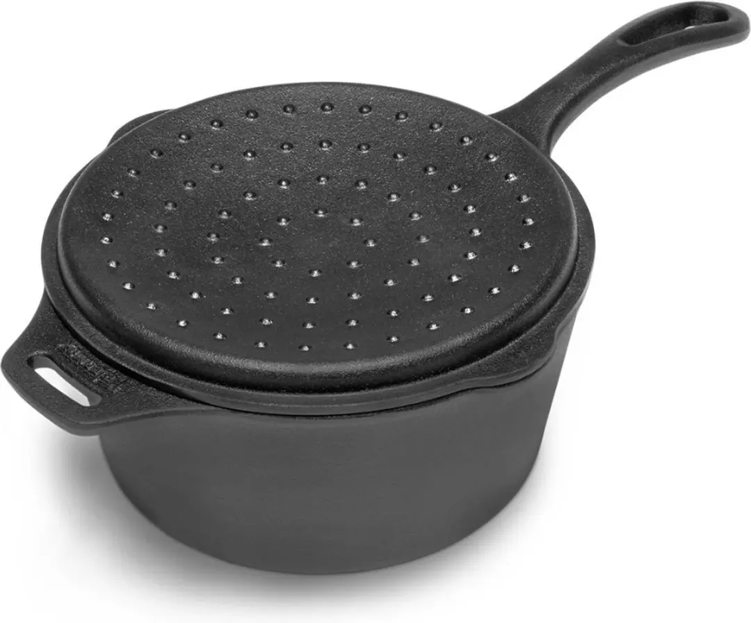 Petromax KR2 Gietijzeren Steelpan 2L - Zwart