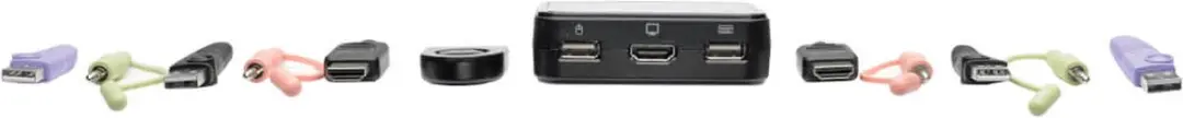 Tripp Lite B032-HUA2 KVM Switch 2-Ports - Audio/Video