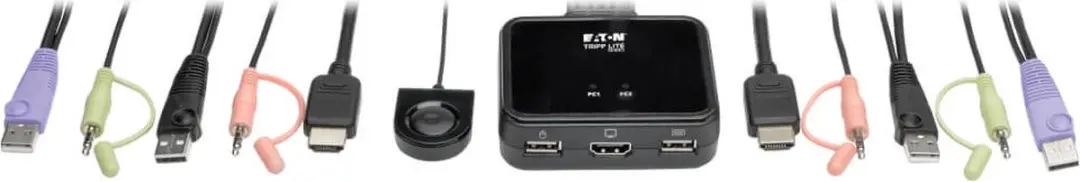 Tripp Lite B032-HUA2 KVM Switch 2-Ports - Audio/Video