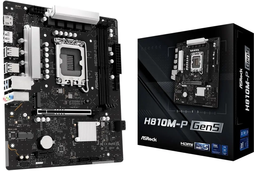 ASRock H810M-P Gen5 Moederbord