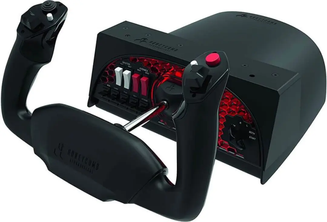 Honeycomb Alpha Flight Controls SB003011 - Yoke & Switch Panel