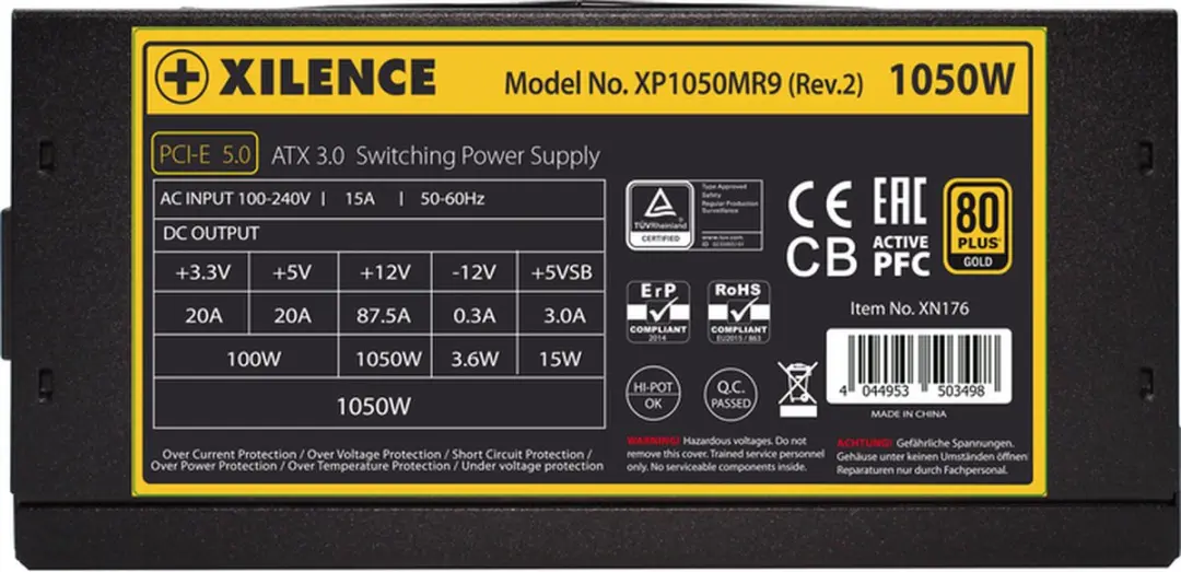 Xilence XP1050MR9.2 Voeding 1050W - ATX
