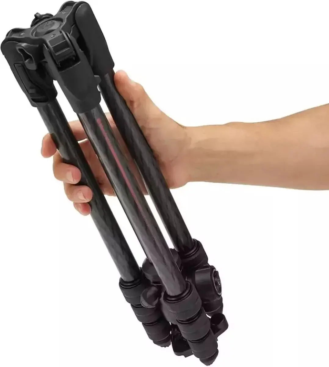 Manfrotto Befree Advanced AS Carbon Klemmringen - 4 Secties - Zwart