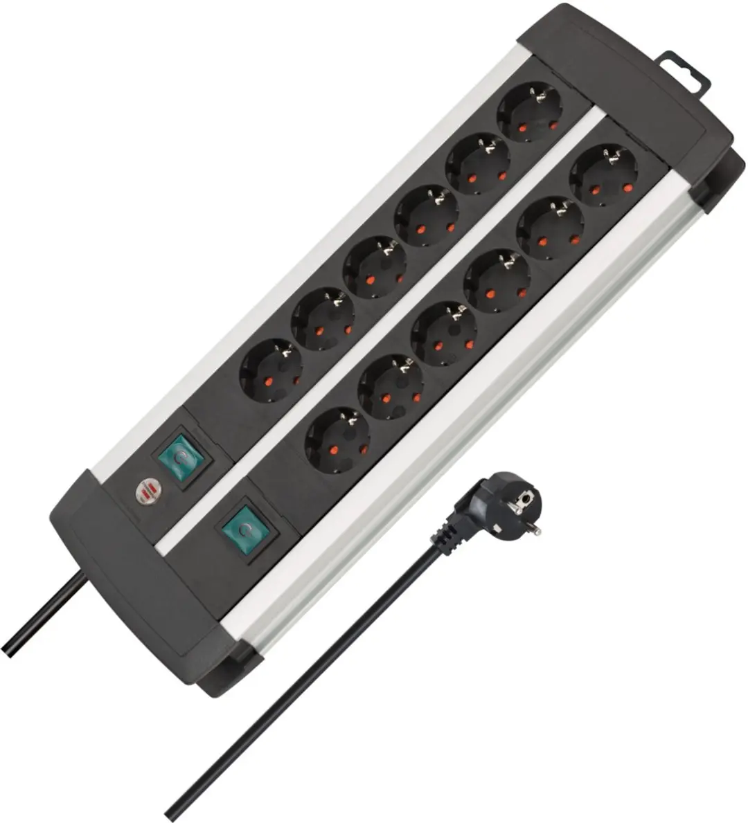 Brennenstuhl Premium Alu-Line 12-voudig Stekkerdoos - 3680W