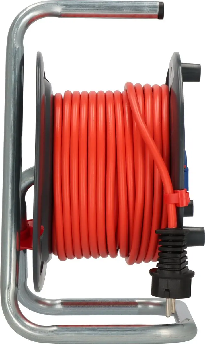 Brennenstuhl Garant Kabelhaspel 20m 3300W - Zwart/Rood