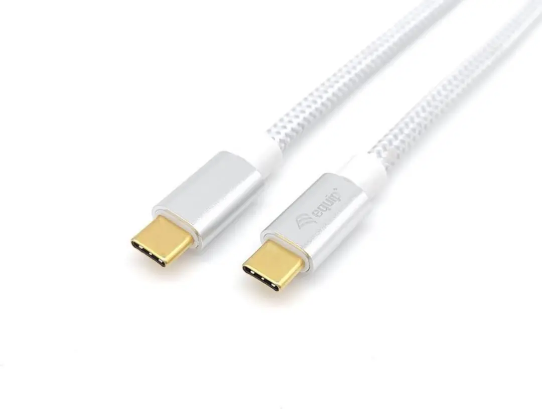 Equip 128356 USB-kabel 1m USB-C Zilver/Wit