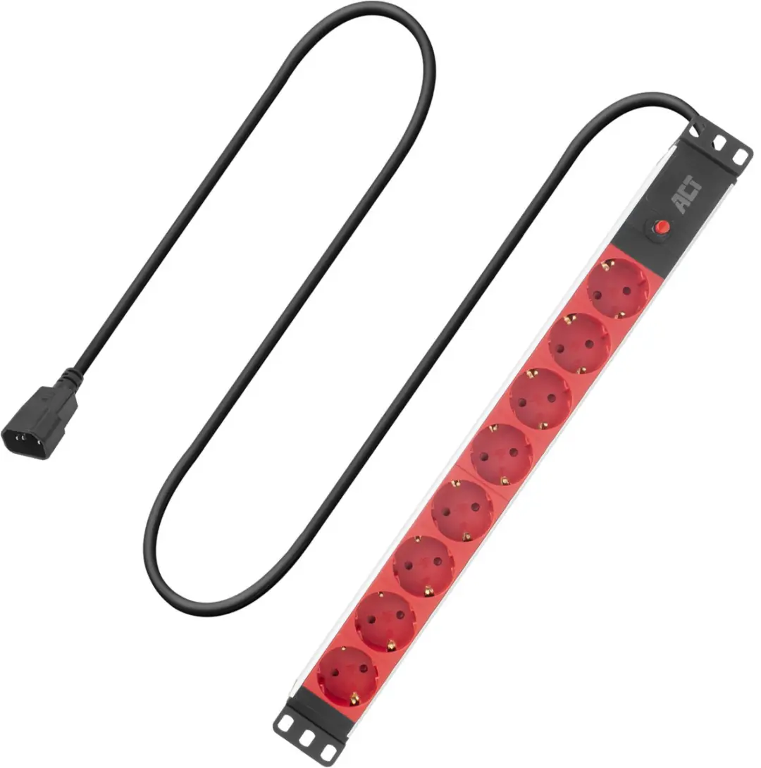 ACT PD3004 19" PDU 8-voudig