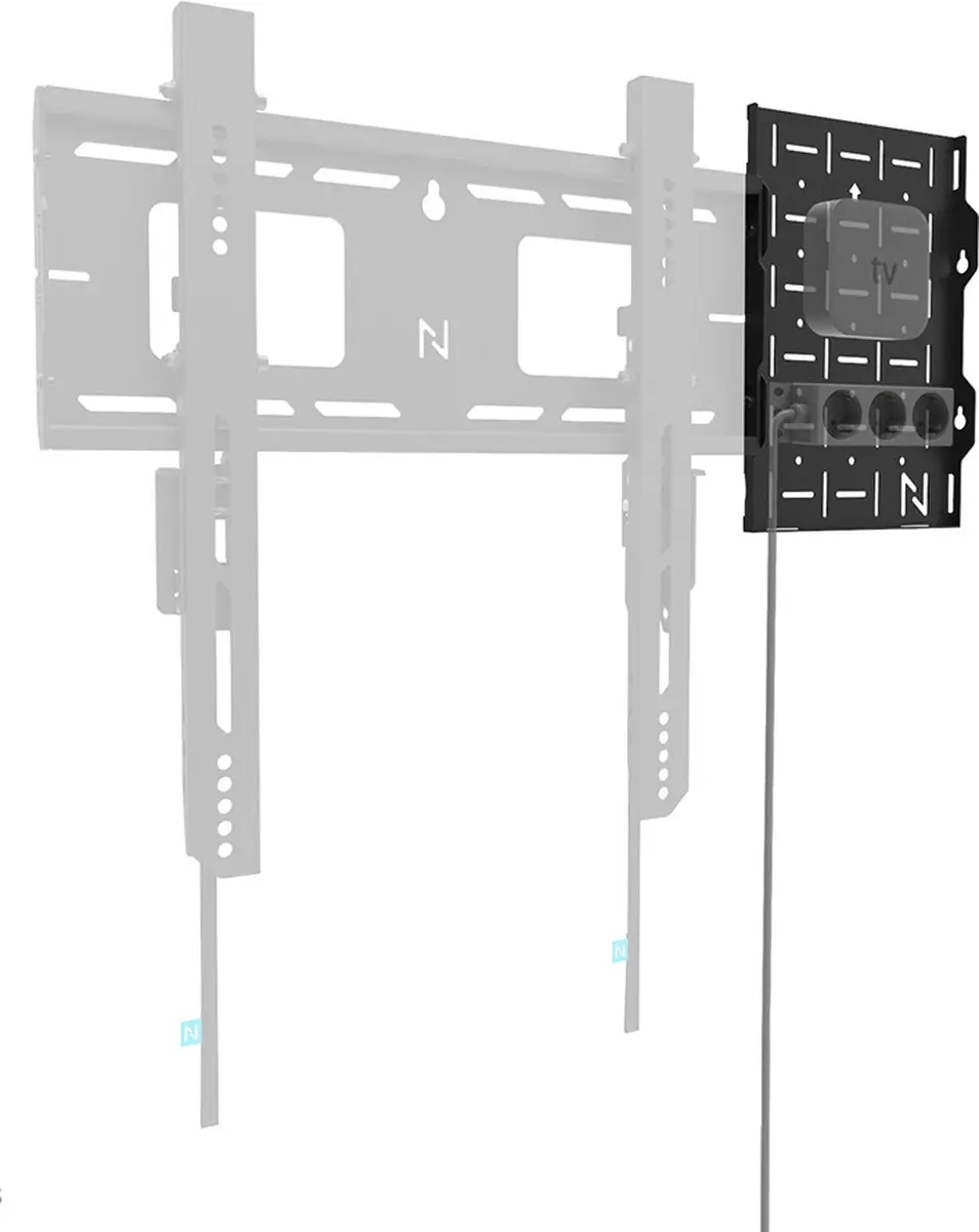 Neomounts AWL05-750BL AV Bevestigingsplaat - Zwart - afbeelding 6 van 6