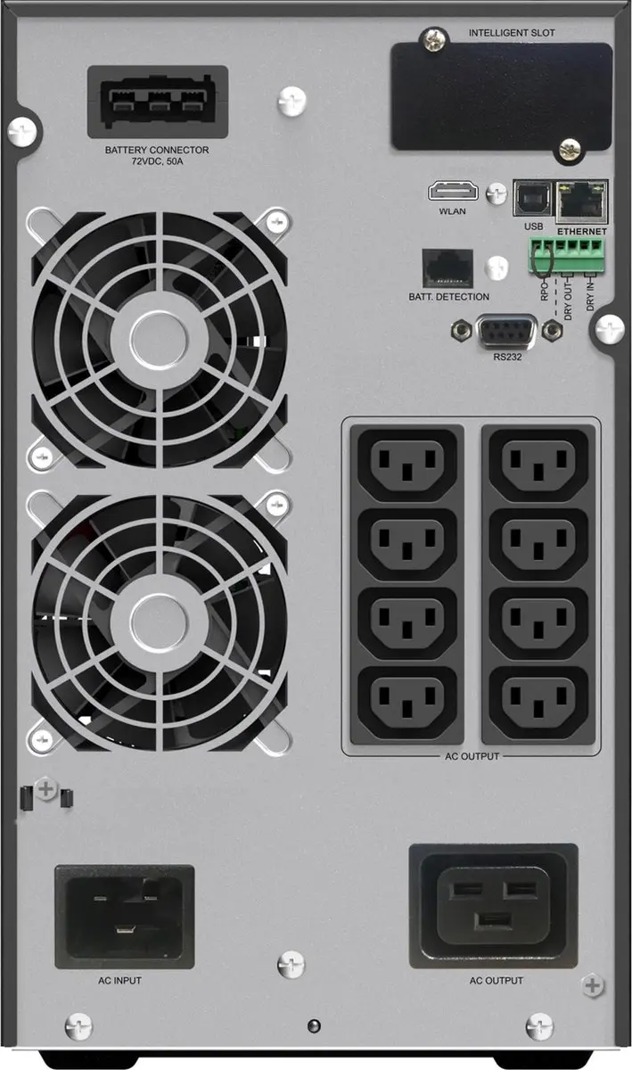 PowerWalker VFI 3000 ICT IoT UPS 3000W - 9 Stopcontacten - Zwart
