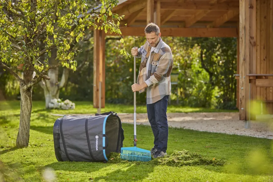 Gardena Tuinafvalzak 127L - Maten M - Zwart/Turquoise - afbeelding 6 van 6