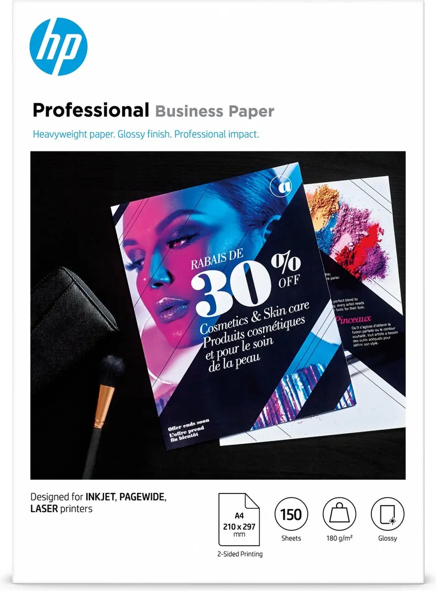 HP 3VK91A Fotopapier A4 Laser 180gr Glans