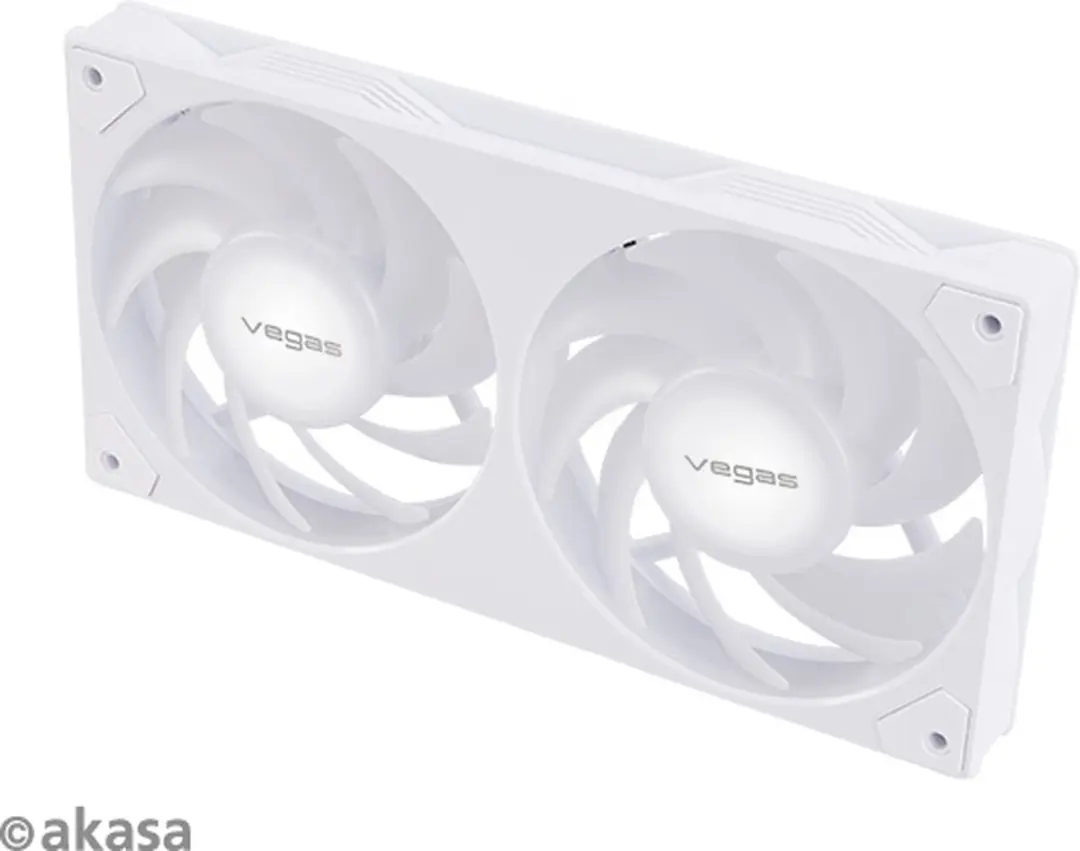 Akasa Vegas A24 AK-FN112-WH ARGB Ventilator 125mm - Wit