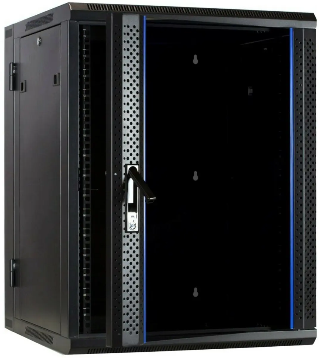 DSIT DS6615-DOUBLE Wandkast 19 inch 600x600x770mm - Zwart