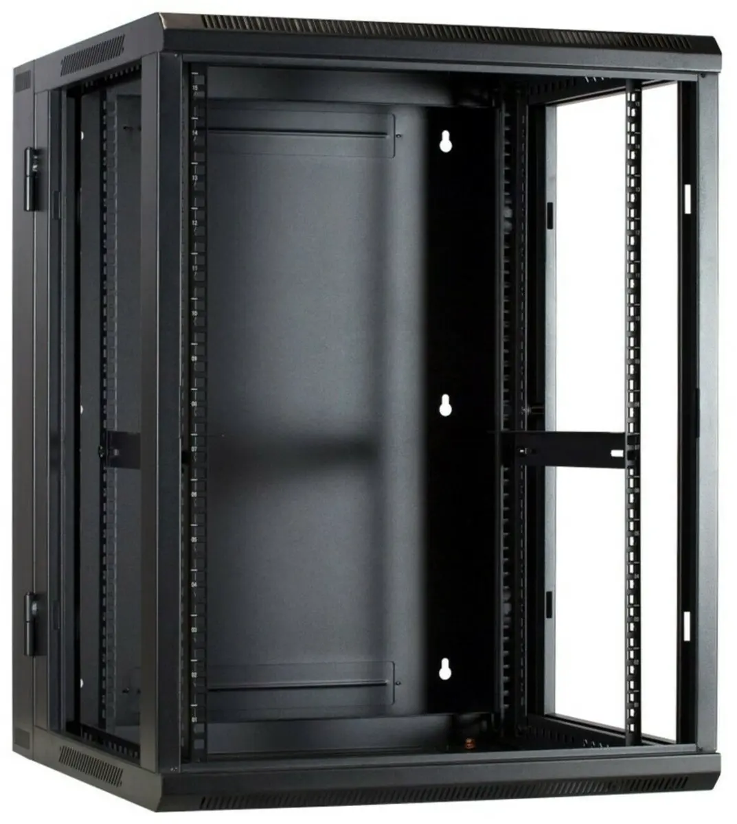 DSIT DS6615-DOUBLE Wandkast 19 inch 600x600x770mm - Zwart