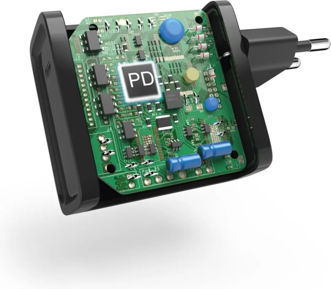 Hama Universele USB-C Netadapter 45W PD 00200005 - Zwart