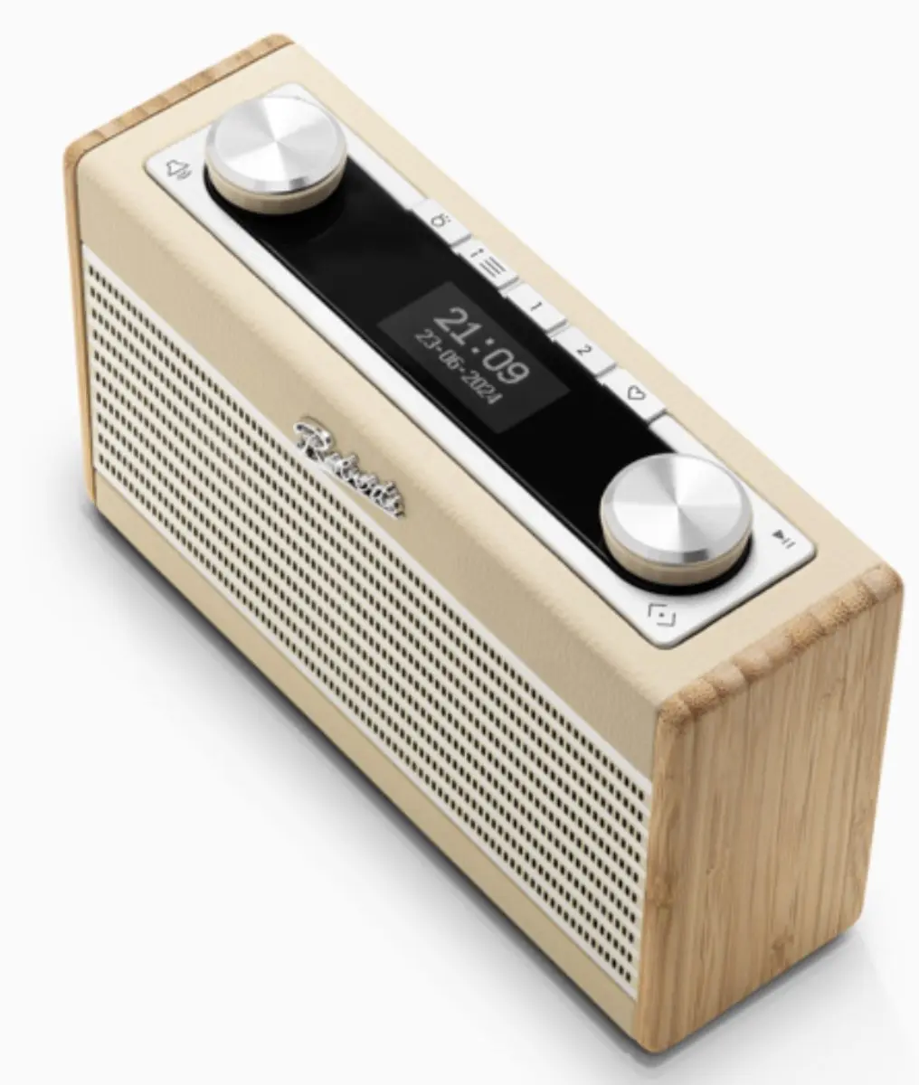 Roberts Rambler Uno DAB+ Radio - Bluetooth - OLED - Crème Pastel - afbeelding 6 van 6