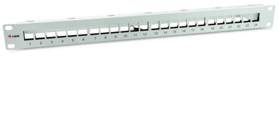 Equip Patchpanel 24x RJ45 Cat6A 19" FTP 1HE