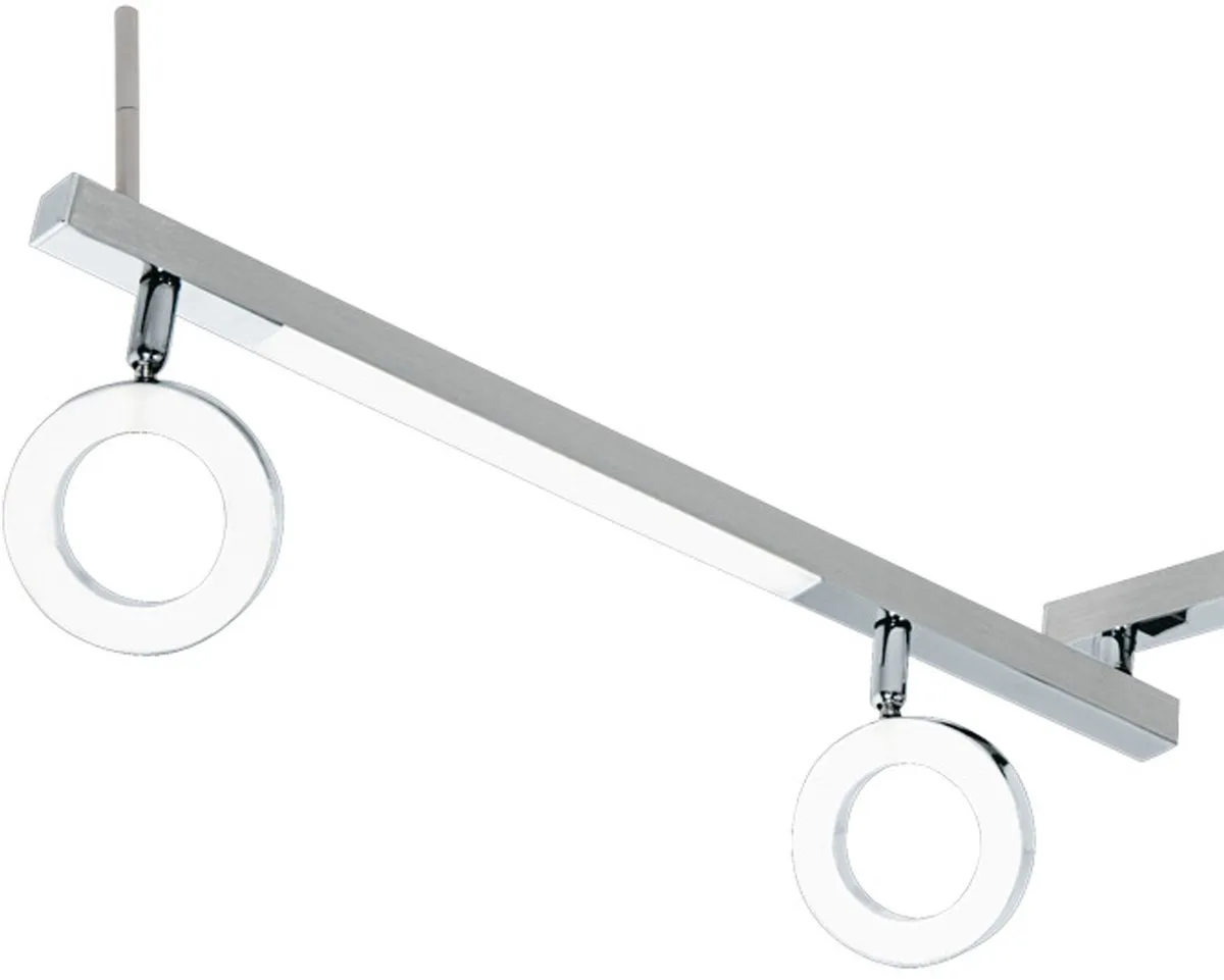 Eglo Cardillio 1 Spot 9 Lichts - Aluminium/Chroom