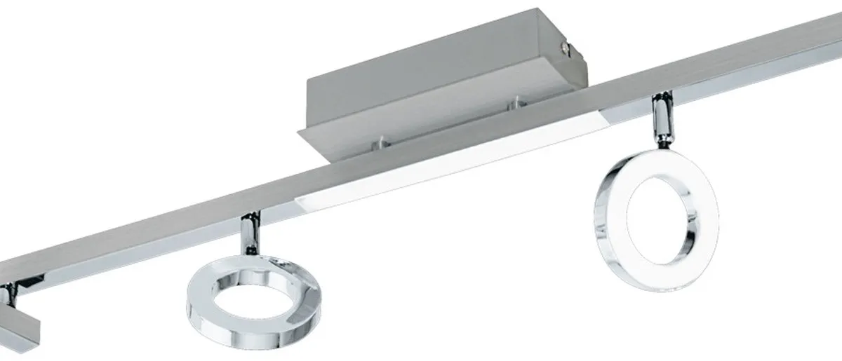 Eglo Cardillio 1 Spot 9 Lichts - Aluminium/Chroom