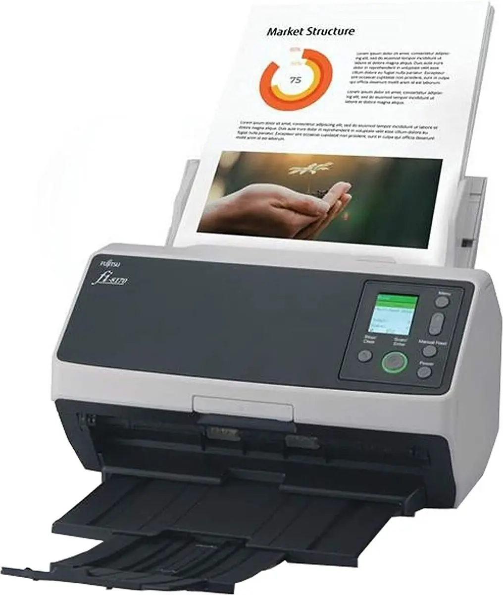 Fujitsu FI-8170 Scanner - 70 ppm - A4 - Grijs/Wit