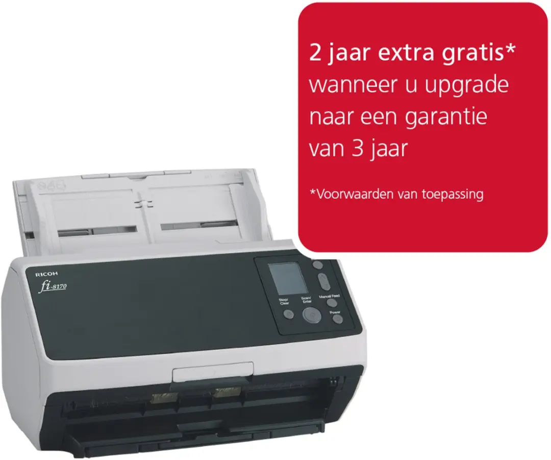 Fujitsu FI-8170 Scanner - 70 ppm - A4 - Grijs/Wit