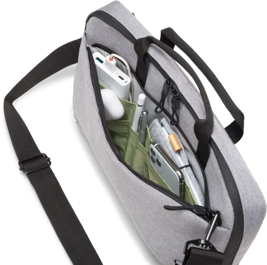 Dicota D31873-RPET Laptoptas 15,6" - Grijs - afbeelding 2 van 6