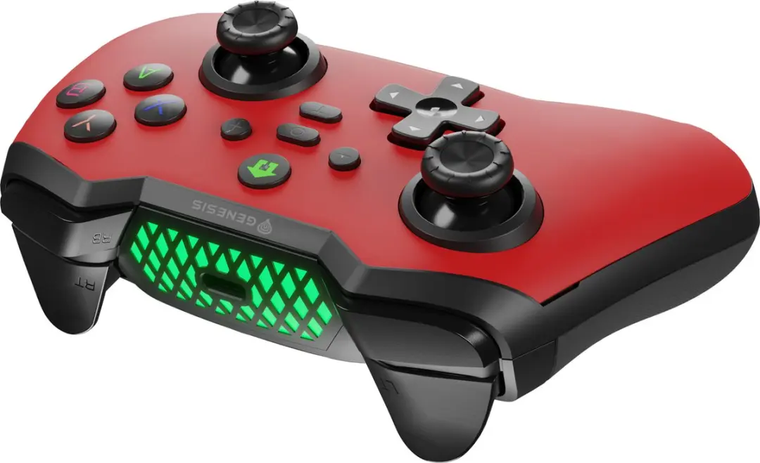 Genesis NJG-2102 Mangaan 400 Gamecontroller - Rood