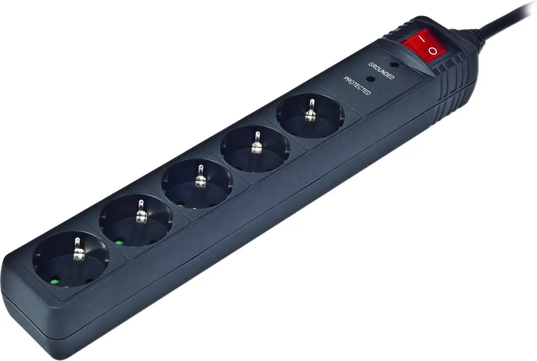 EnerGenie SPG5-C-15 Stekkerdoos 5x - Zwart