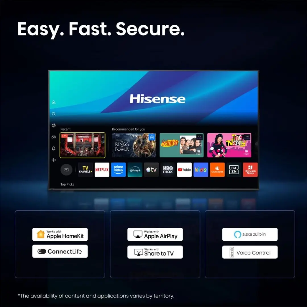 Hisense 55U79S PRO 55" 4K Smart TV - Zwart