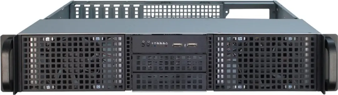 Inter-Tech IPC 2U-20248 Rack 3x2.5" 8x3.5" 4x5.25" - Zwart