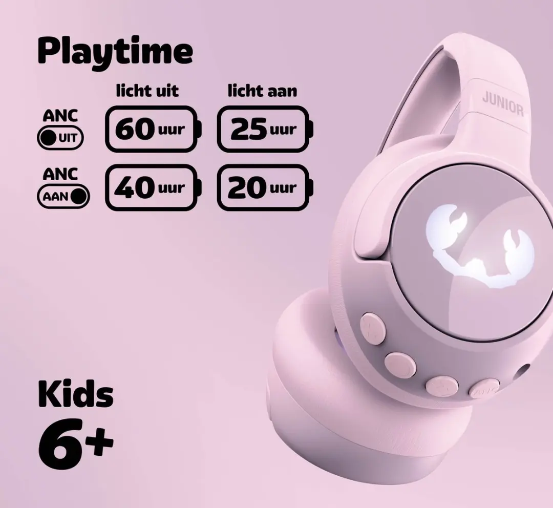 Fresh 'n Rebel Clam Junior Kinderkoptelefoon - Noise Cancelling - Dizzy Donut