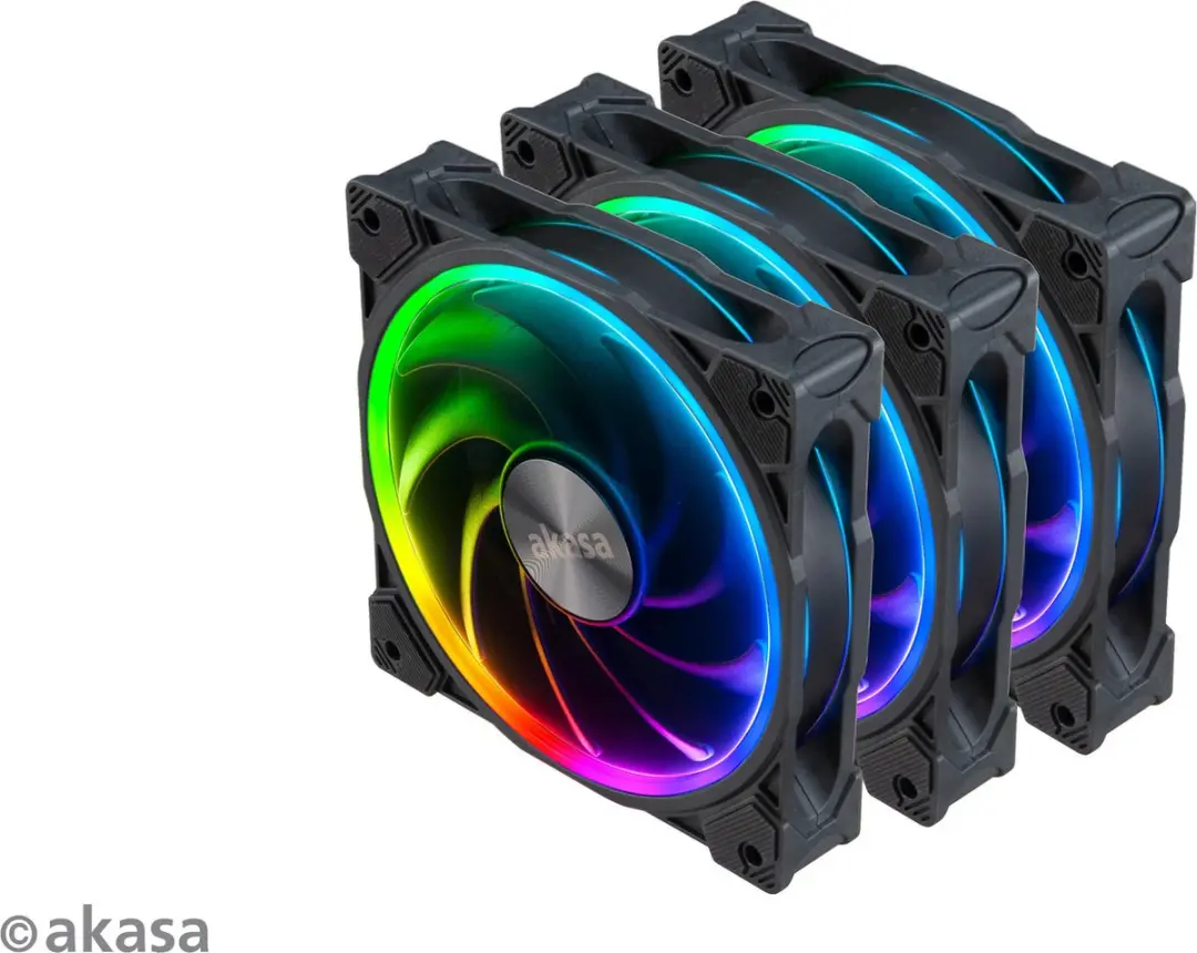 Akasa SOHO AR AK-FN108-KT03 ARGB PWM Ventilatoren 3 Stuks