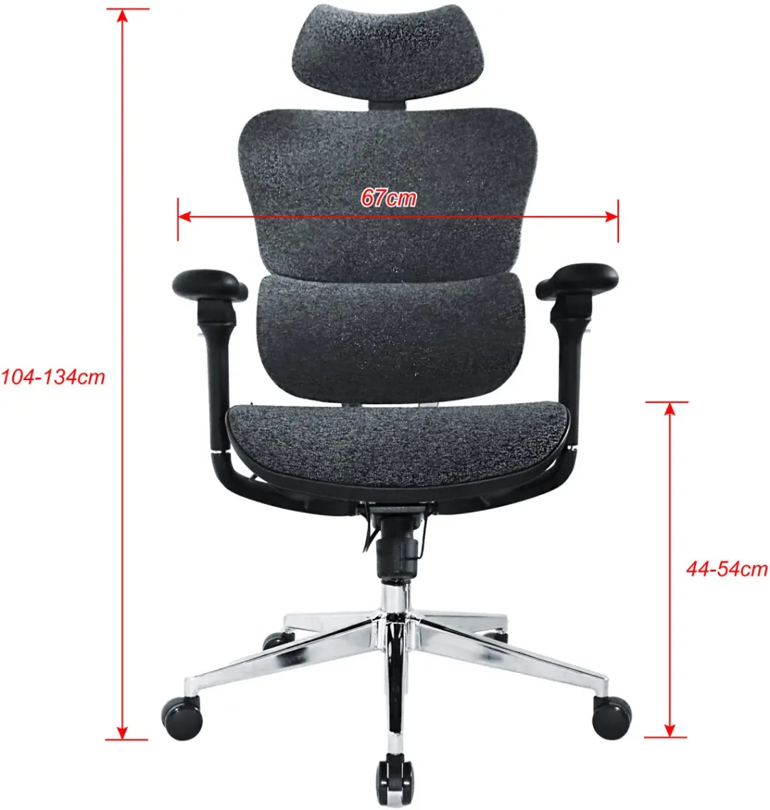 Equip 651052 Bureau- en Computerstoel - Zwart