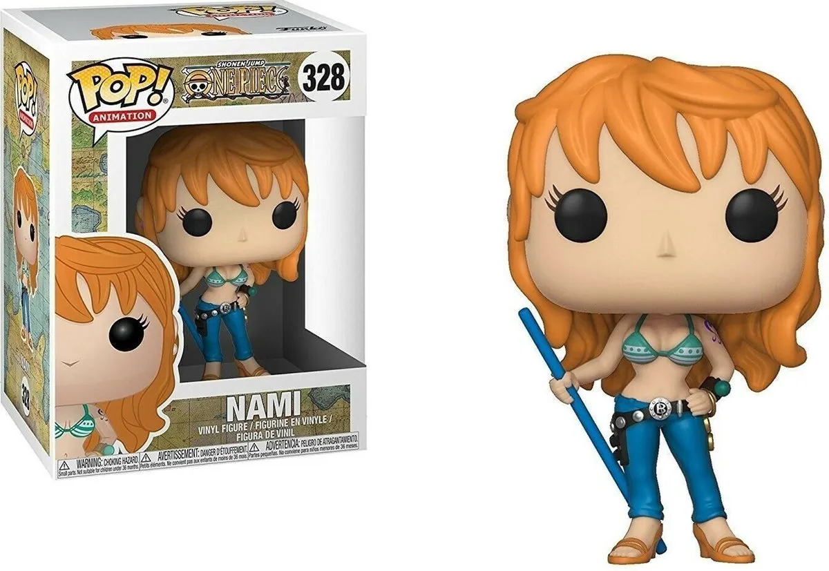 Funko Pop! One Piece Nami Verzamelfiguur 9cm #328 - Multicolor