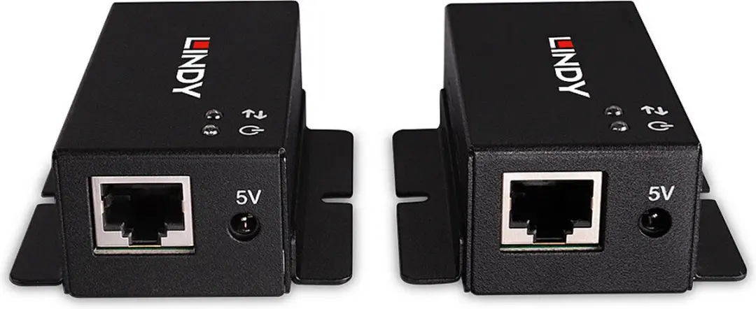 Lindy 2-Poorts USB 2.0 Extender 50m - Cat.6 RJ45 - Zwart