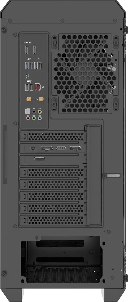 ATX Genesis Irid 505F Semi-tower Black - 7x 2.5" / 2x 3.5"