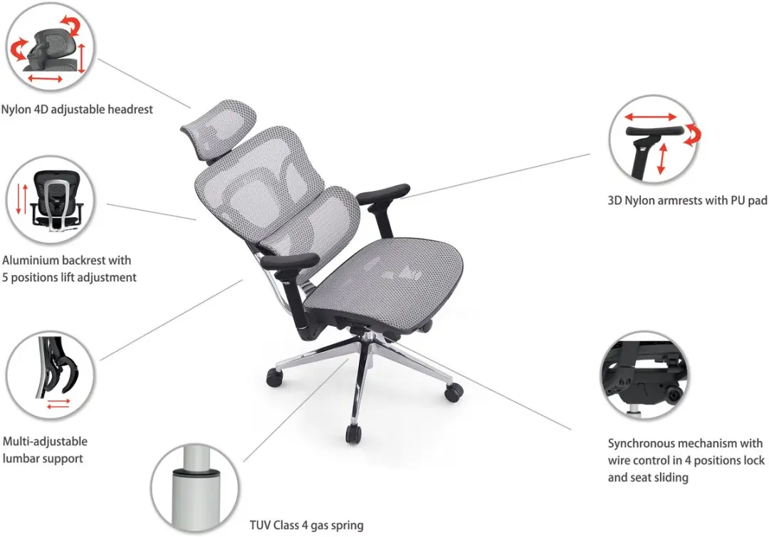 Equip 651053 Bureau- en Computerstoel - Zwart