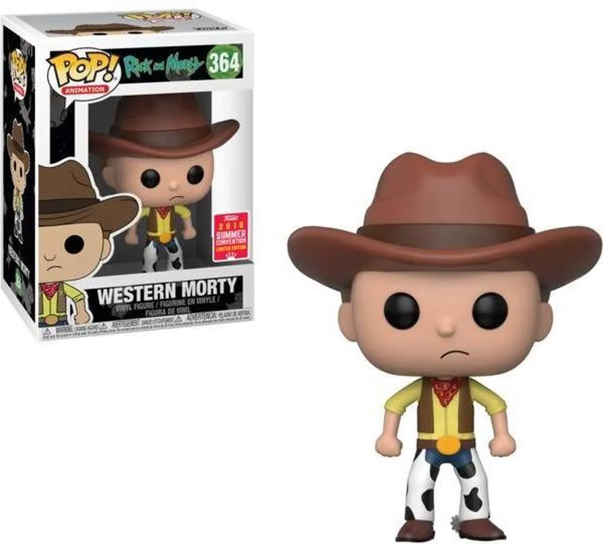Funko Pop! Western Morty SDCC 2018 Rick & Morty Figuur - 10cm