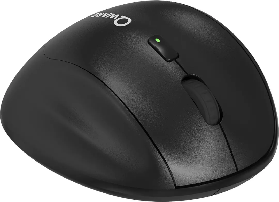Qware Office XL Muis QW PCM-240BL - Draadloos Multiconnect - 6 Knoppen - Zwart - afbeelding 6 van 6