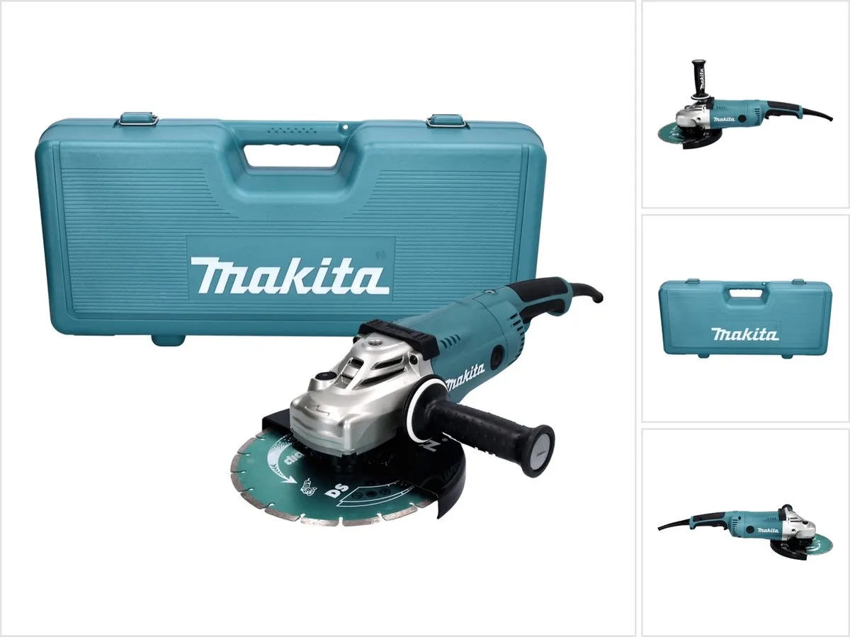 Makita GA9020RFK3 Haakse Slijper 2200W - 230mm - Softstart