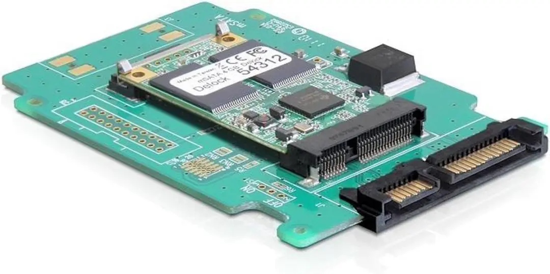 Delock SATA 22 Pin naar mSATA Converter - 61881